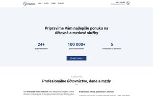 Náhľad webovej stránky 1uctovnici.sk | Screenshot domény