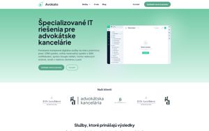 Náhľad webovej stránky avokato.sk | Screenshot domény