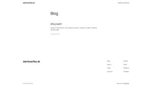 Náhľad webovej stránky dentosof.sk | Screenshot domény