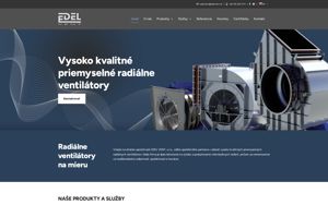 Náhľad webovej stránky edel.sk | Screenshot domény