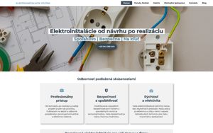 Náhľad webovej stránky evoelektroinstalacie.sk | Screenshot domény