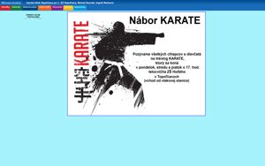 Náhľad webovej stránky karatetopolcany.sk | Screenshot domény