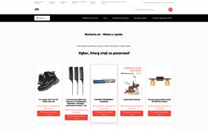 Náhľad webovej stránky marketia.sk | Screenshot domény