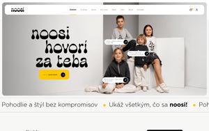 Náhľad webovej stránky noosi.sk | Screenshot domény