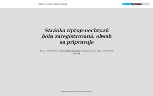 Náhľad webovej stránky tiptop-nechty.sk | Screenshot domény