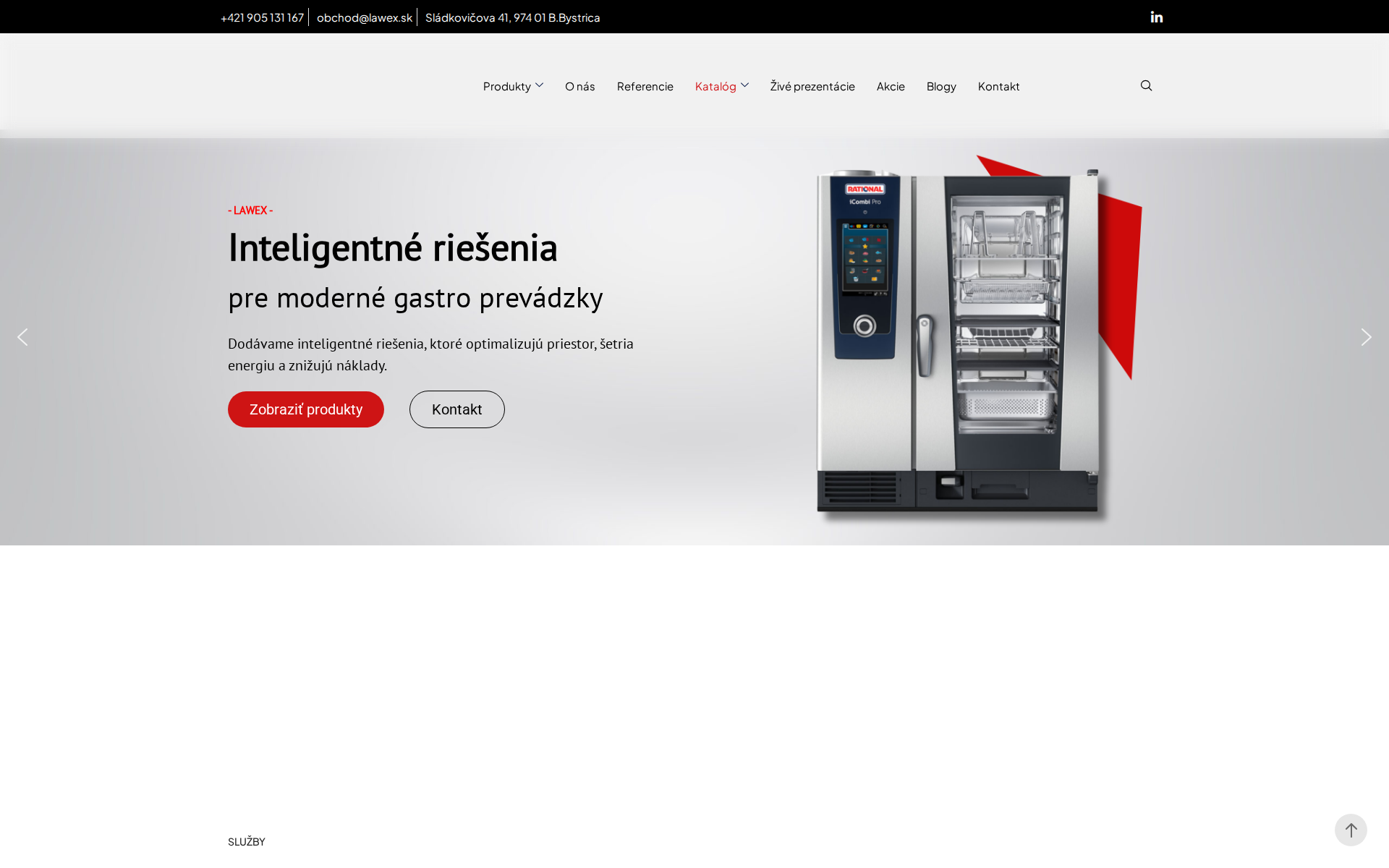 Gastro zariadenia - LAWEX - LAWEX - spoľahlivý partner pre gastro prevádzky, ponúka komplexné riešenia v ...