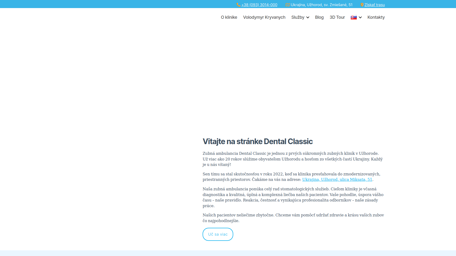 Screenshot of dentalclassic.sk