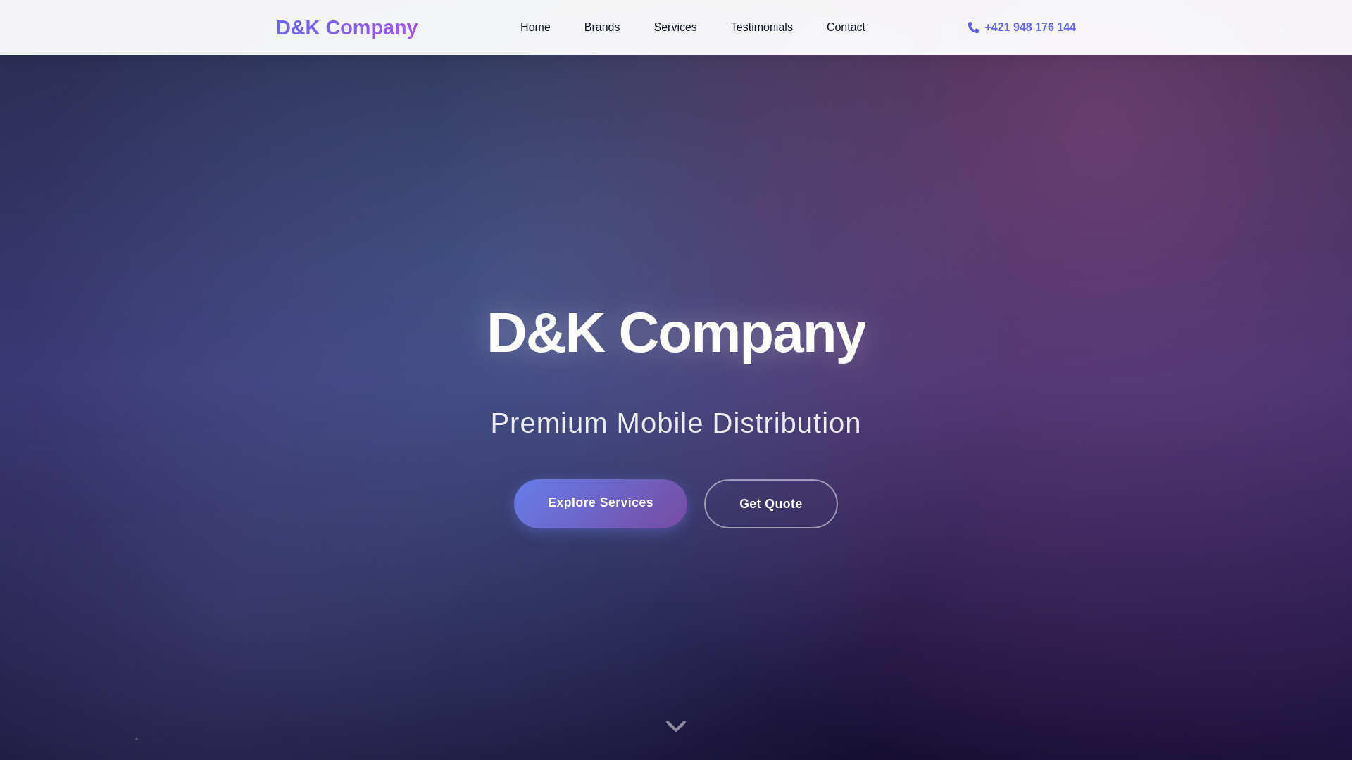 Screenshot domény dkcompany.sk | D&K Company - Premium Mobile Distribution