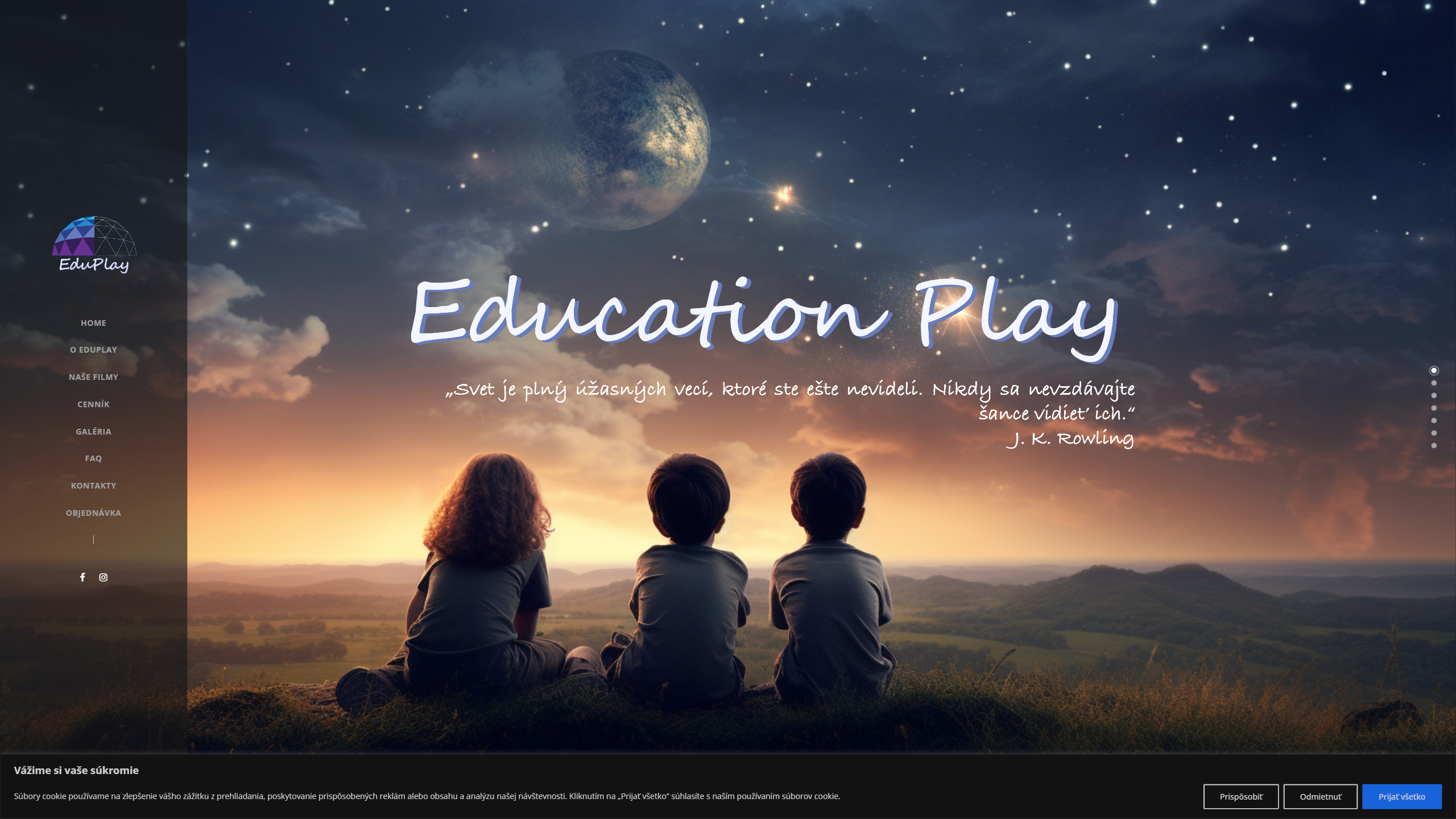 Screenshot of eduplay.sk