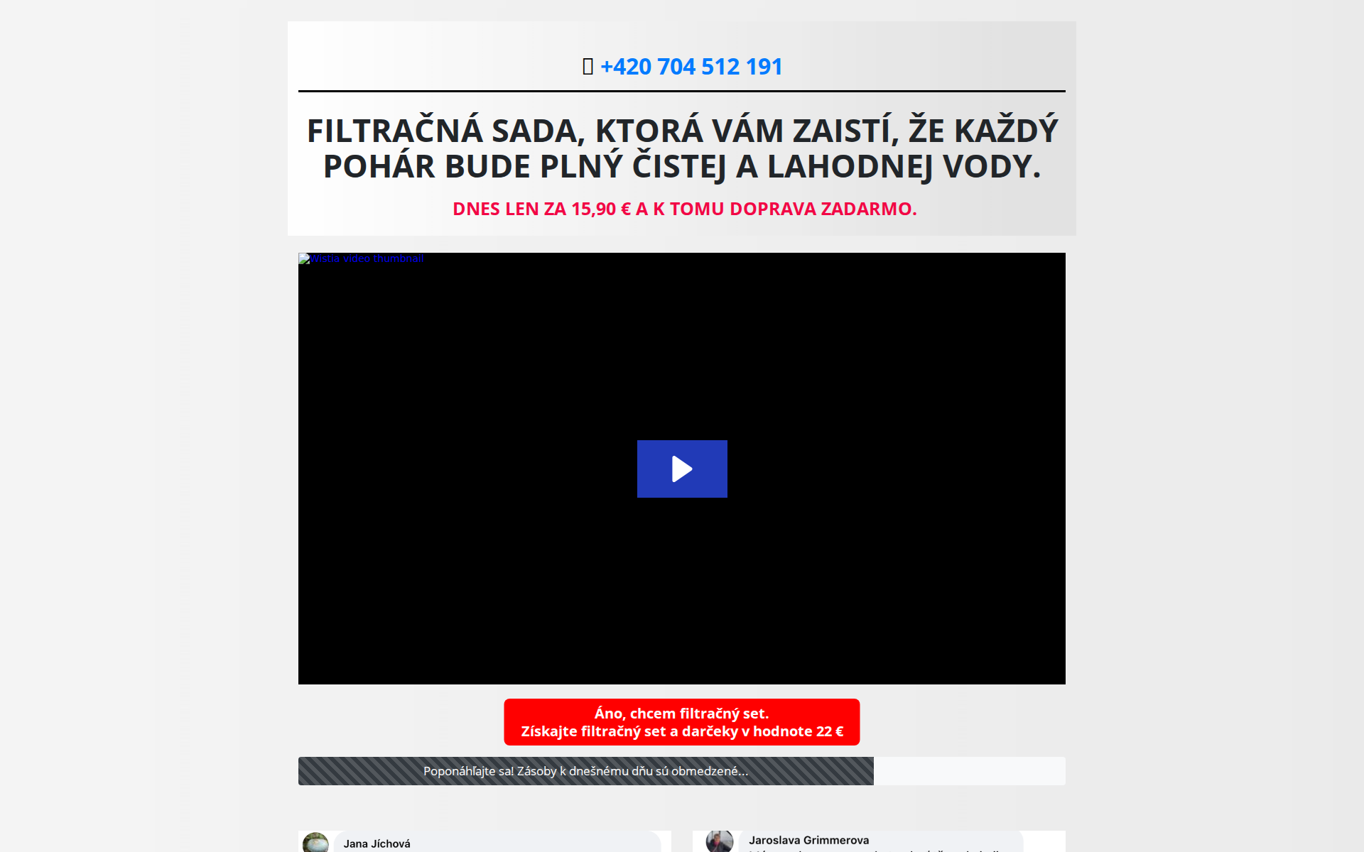 Filtračný set - Filtračný set