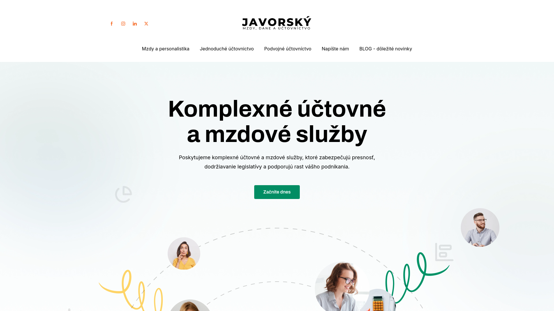 Screenshot domény javorskyjakub.sk | Javorský mzdy,dane a účtovníctvo