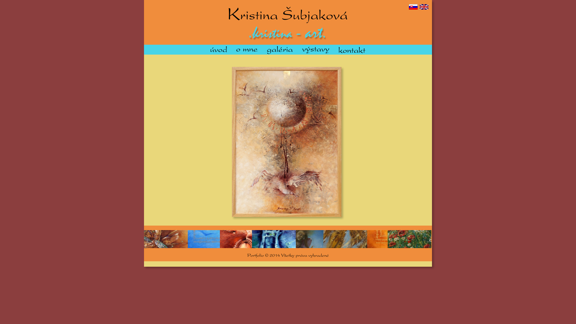 Screenshot domény kristina-art.sk | Kristina-art