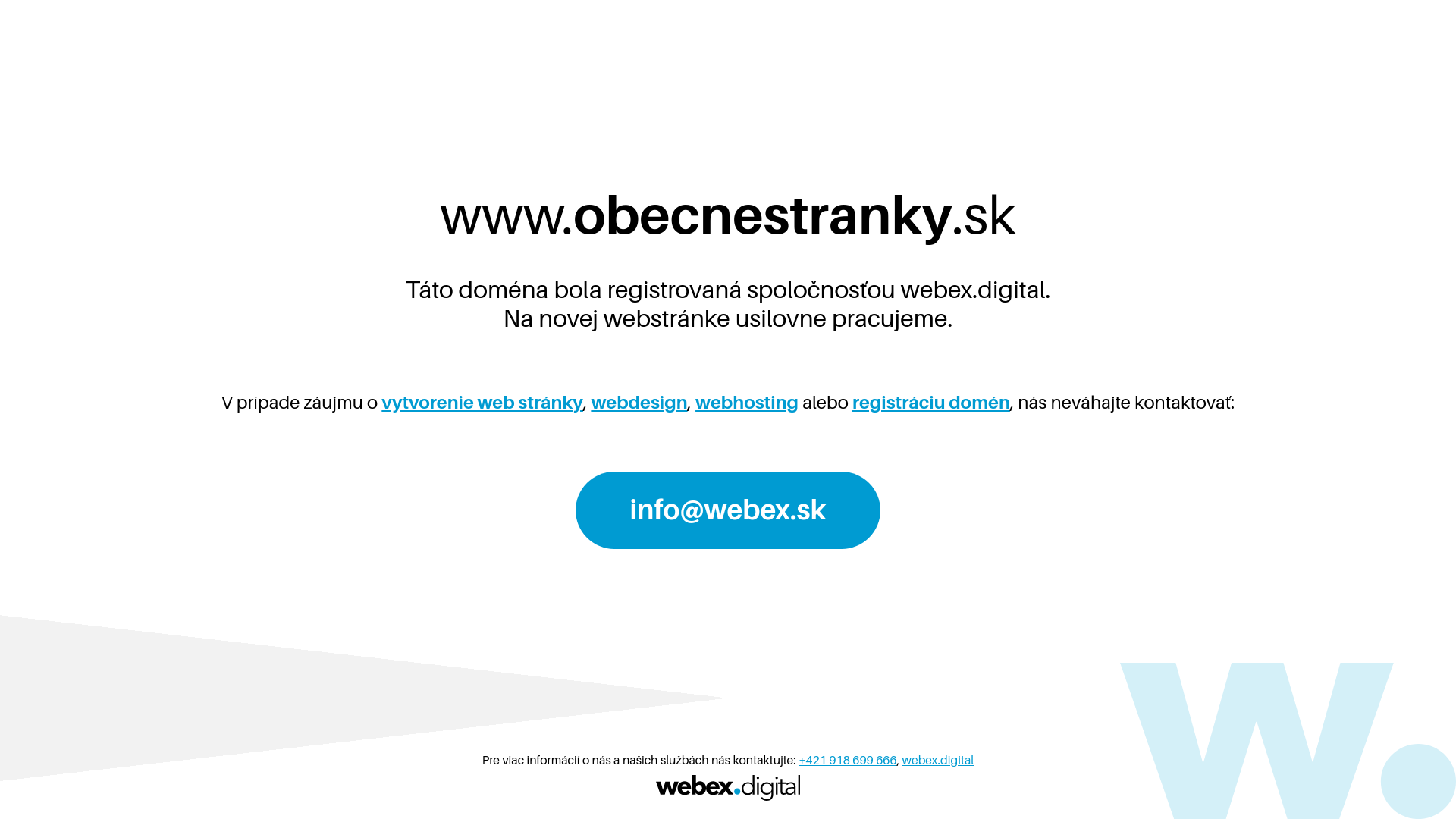 Screenshot domény obecnestranky.sk | obecnestranky.sk