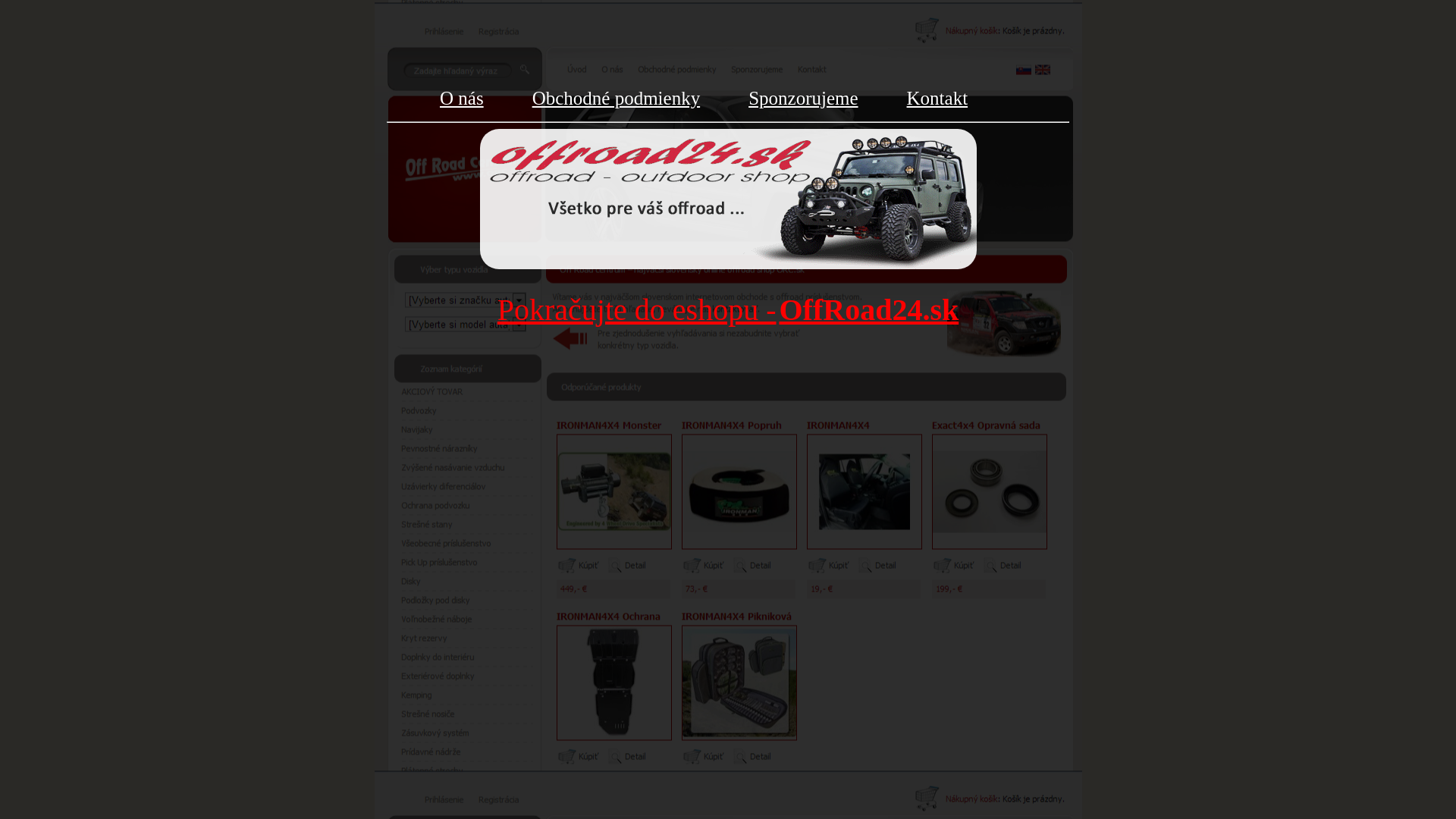 Screenshot domény offroadcentrum.sk | Offroad centrum