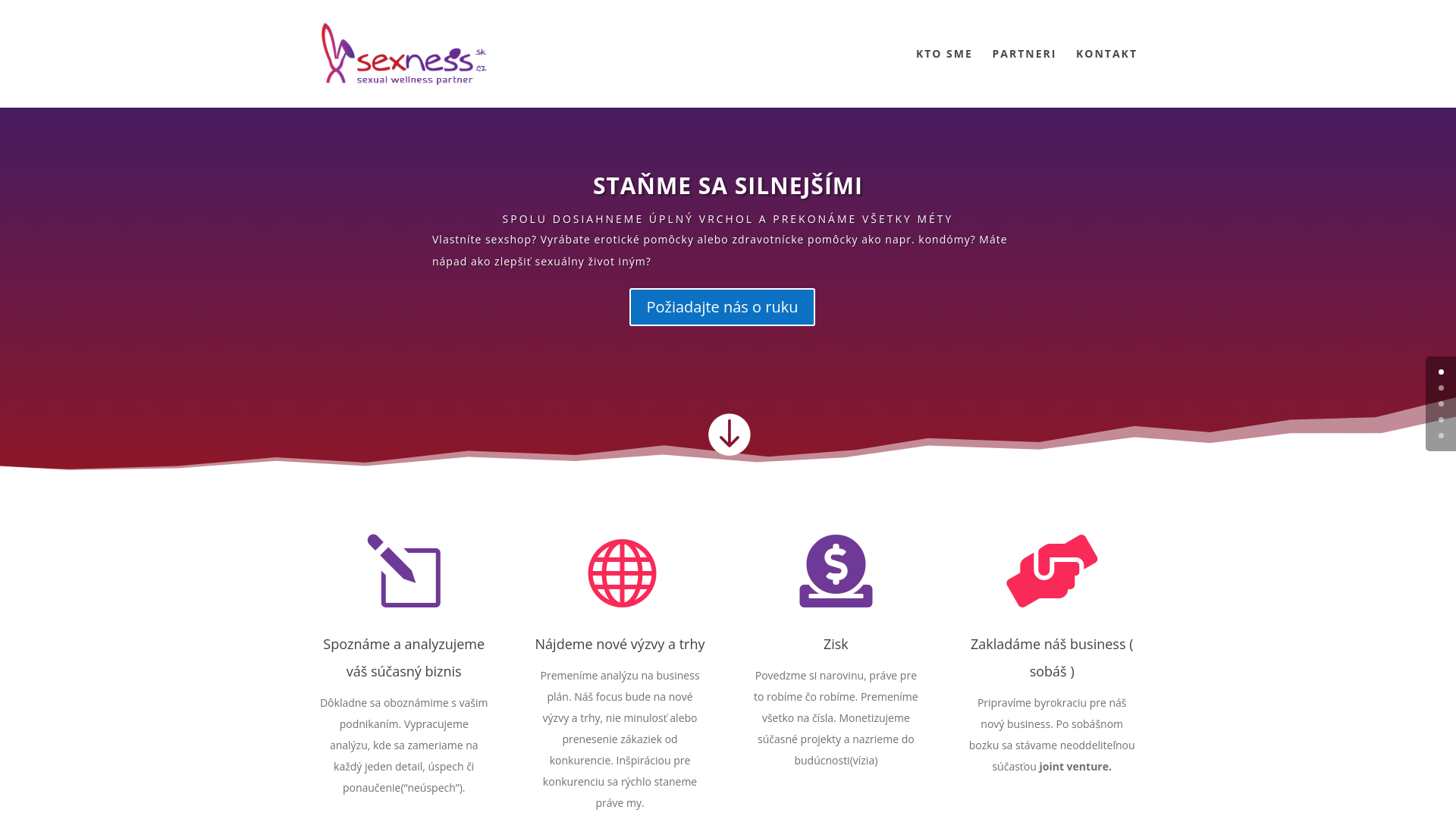 Screenshot domény sexness.sk | Sexness.sk | Sexness.sk - B2B partner pre úspešný sexshop