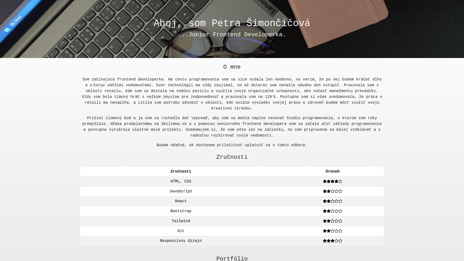 Screenshot domény sim-portfolio.sk | sim-portfolio