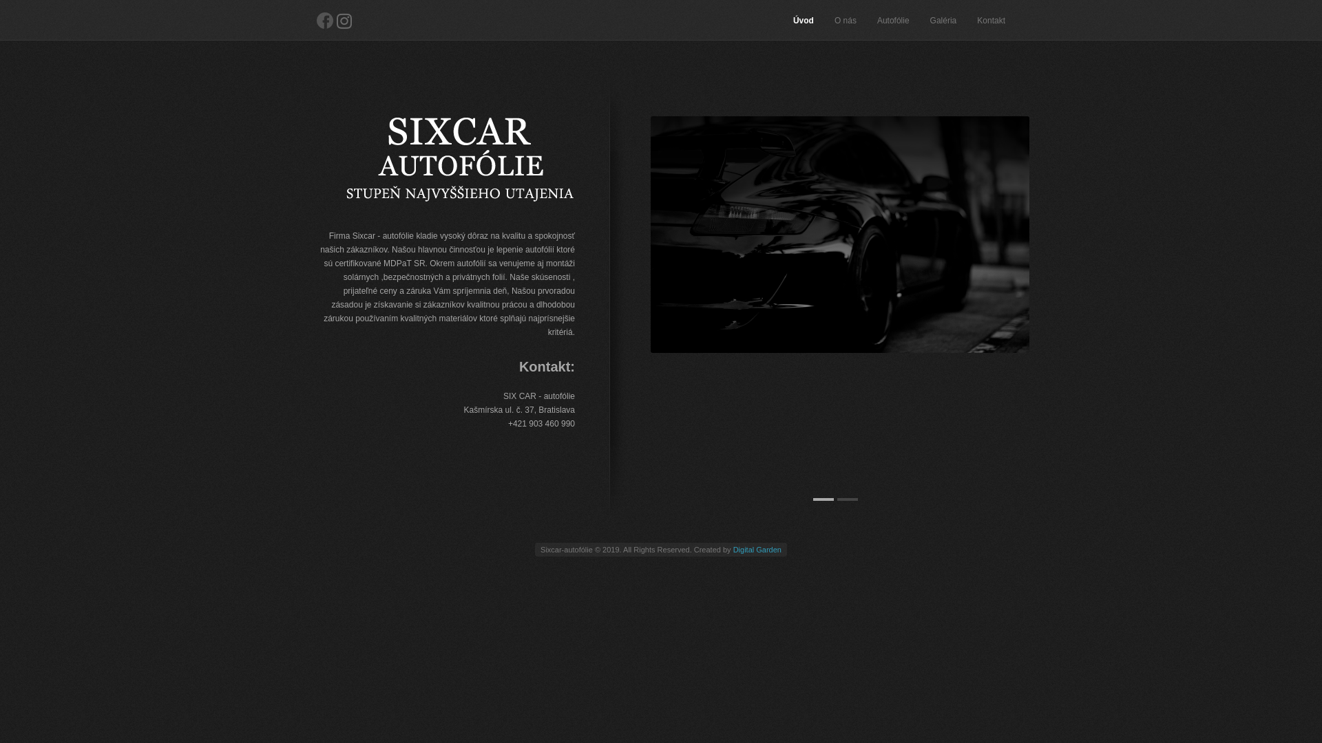 Screenshot domény sixcar-autofolie.sk | SIXCAR-Autofólie