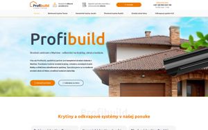 Náhľad webovej stránky profibuild.sk | Screenshot domény