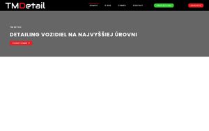 Náhľad webovej stránky tmdetail.sk | Screenshot domény