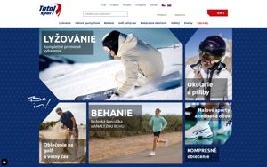 Náhľad webovej stránky totalsport.sk | Screenshot domény