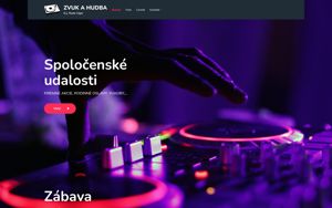 Náhľad webovej stránky zvukahudba.sk | Screenshot domény