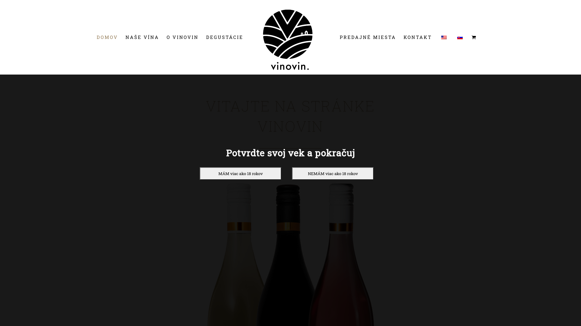 Screenshot domény vinovin.sk | DOMOV - VINOVIN