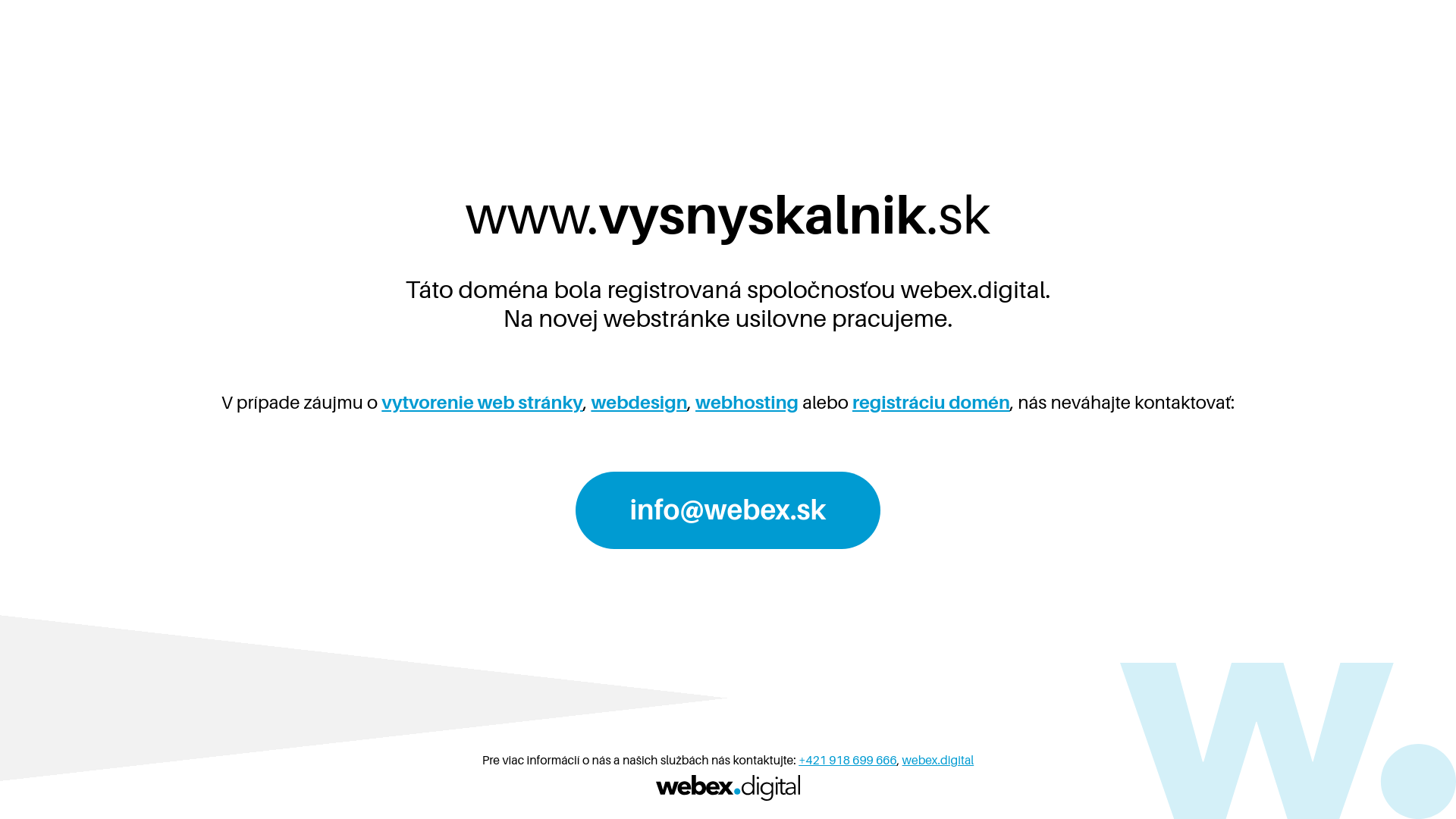 Screenshot domény vysnyskalnik.sk | vysnyskalnik.sk